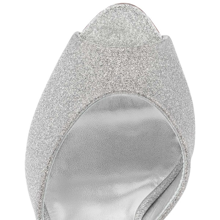 Christian Louboutin Me Dolly Women Mules Silver | BEROKN-465