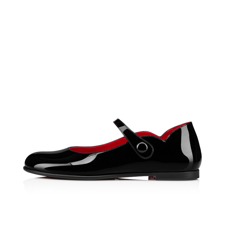 Christian Louboutin Melodie Chick Kids' Ballerina Black | KOCMDZ-540