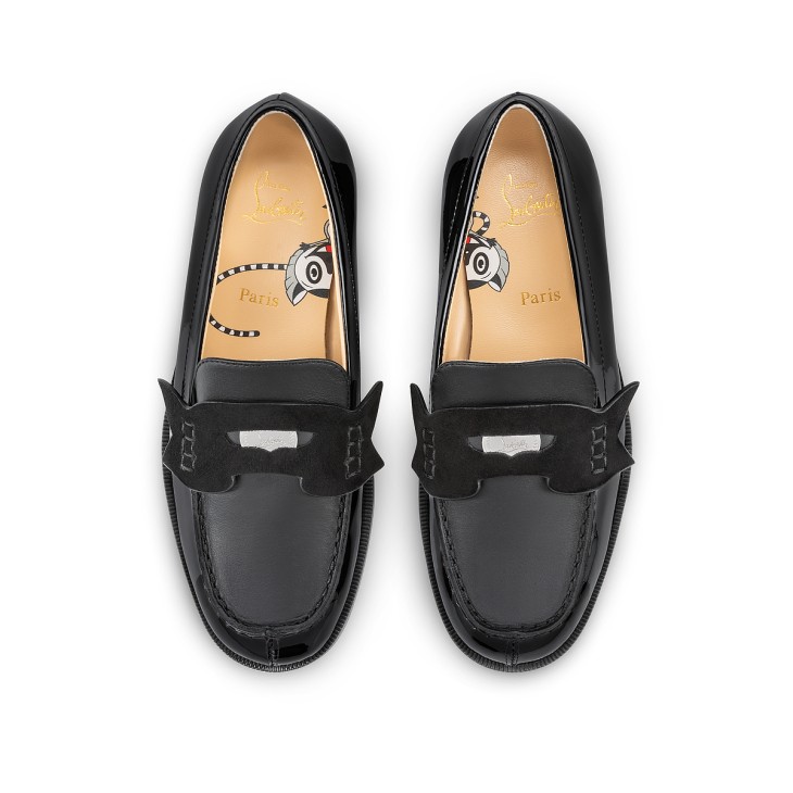 Christian Louboutin Mini Penny Kids' Loafers Black | CBVOWK-240