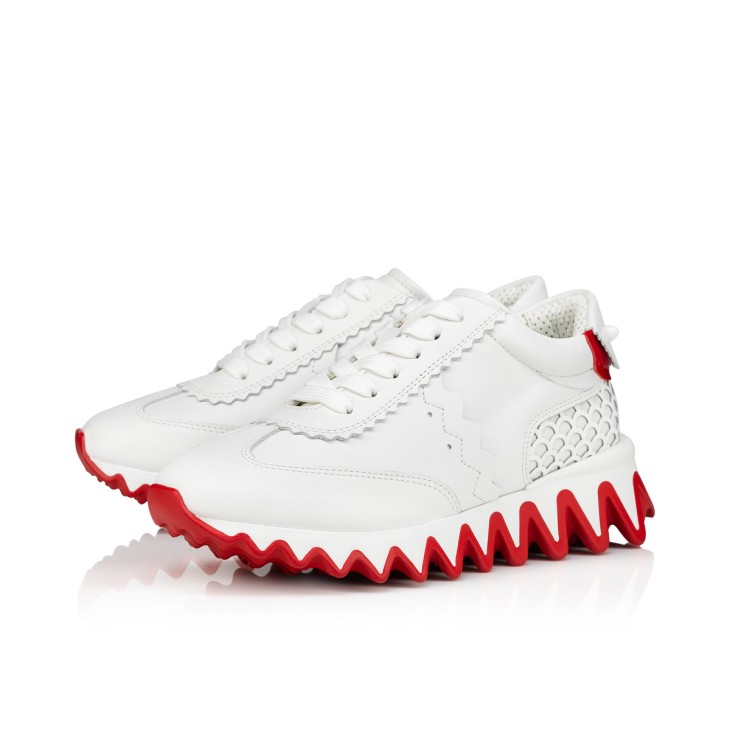 Christian Louboutin Mini Shark Kids\' Sneakers White | DIJFSM-406