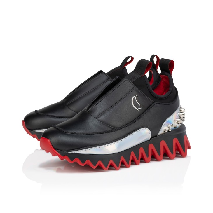 Christian Louboutin Mini Sharkyloub Kids\' Sneakers Black | WAJNMV-074