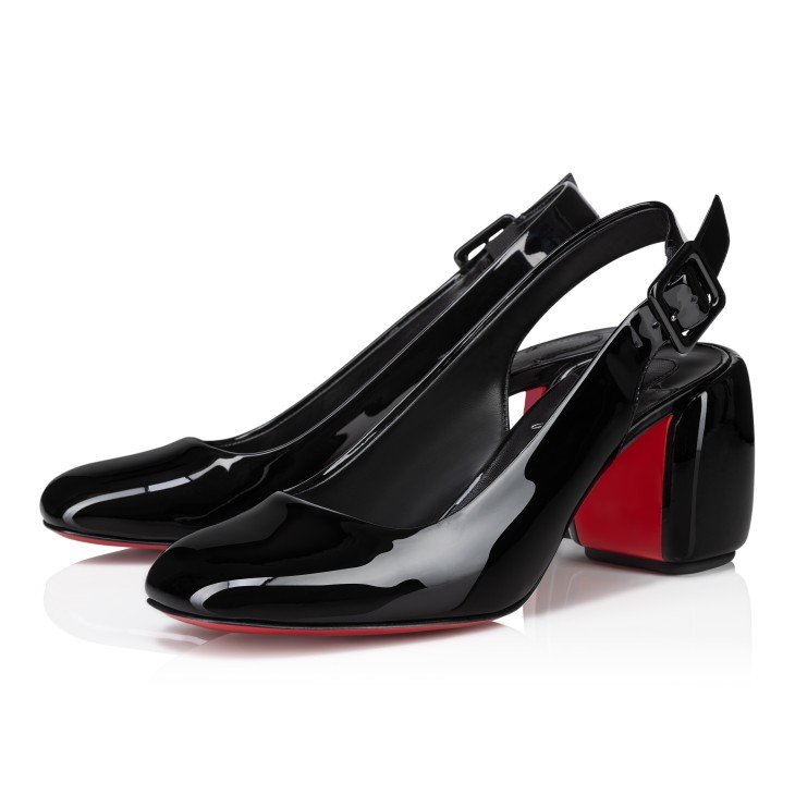 Christian Louboutin Minny Sling Women Pumps Black | TEIRYX-573