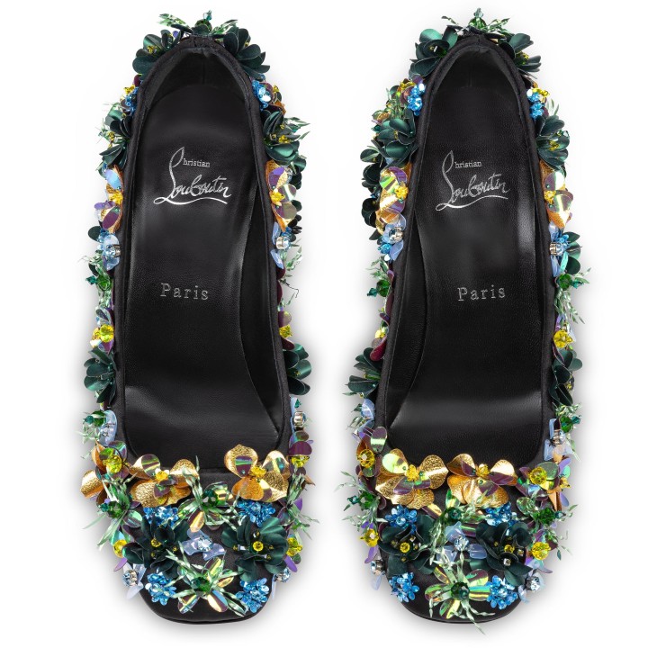 Christian Louboutin Minny Tropica Women Pumps Black | IKOYUB-935