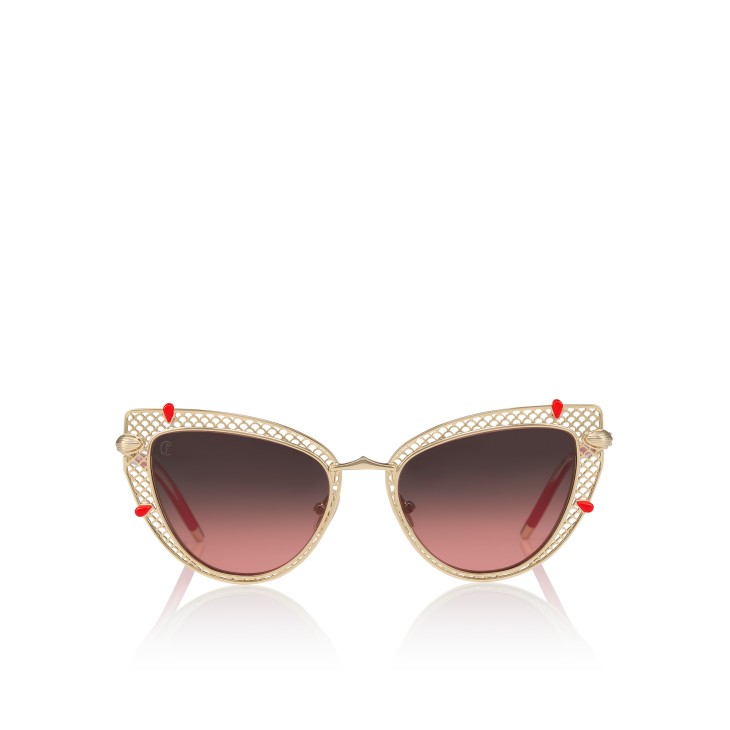 Christian Louboutin Miss Z LB0002 Women Eyewear Gold | RQKGYL-351