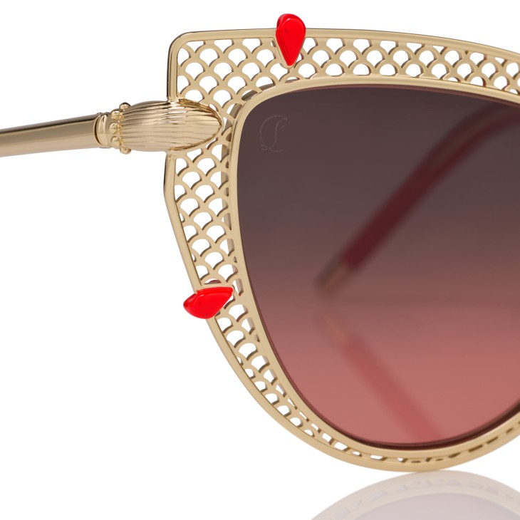 Christian Louboutin Miss Z LB0002 Women Eyewear Gold | RQKGYL-351