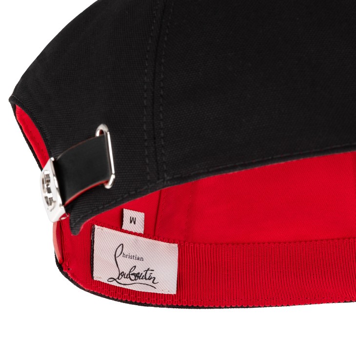 Christian Louboutin Mooncrest Men Hats Black | MBDPAF-352