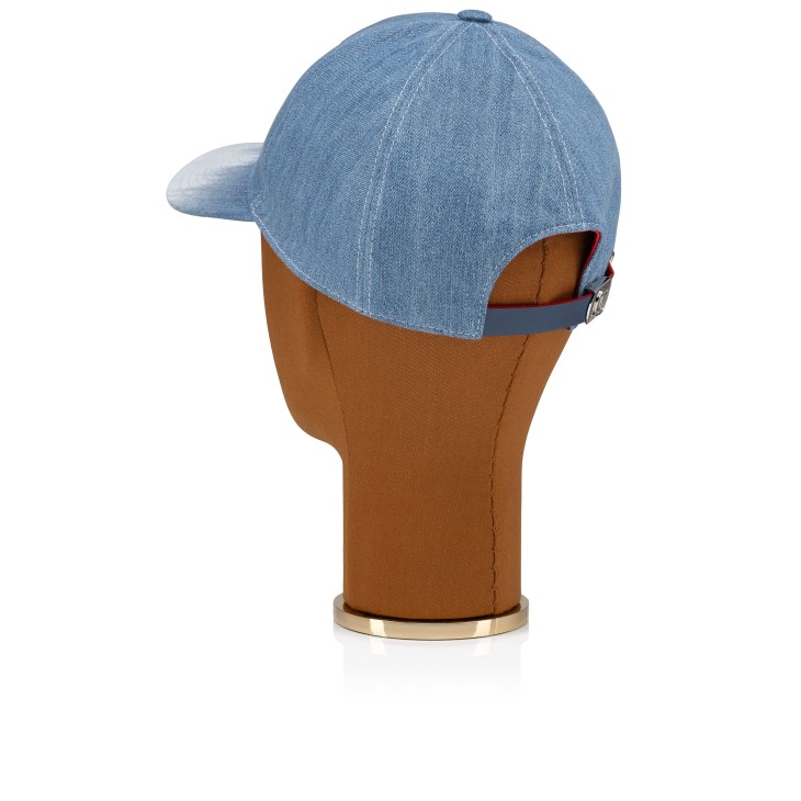 Christian Louboutin Mooncrest Men Hats Blue / Blue | MPFVRE-421