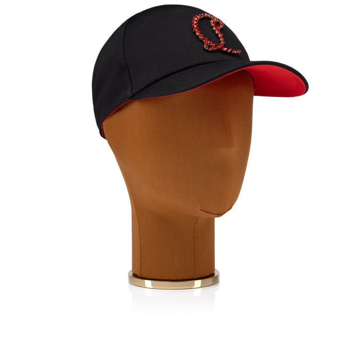 Christian Louboutin Mooncrest Stones Women Hats Black | PXECJN-518