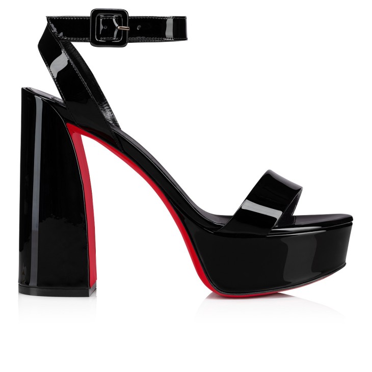 Christian Louboutin Movida Sabina Women Platform Shoes Black | EJBNKL-598