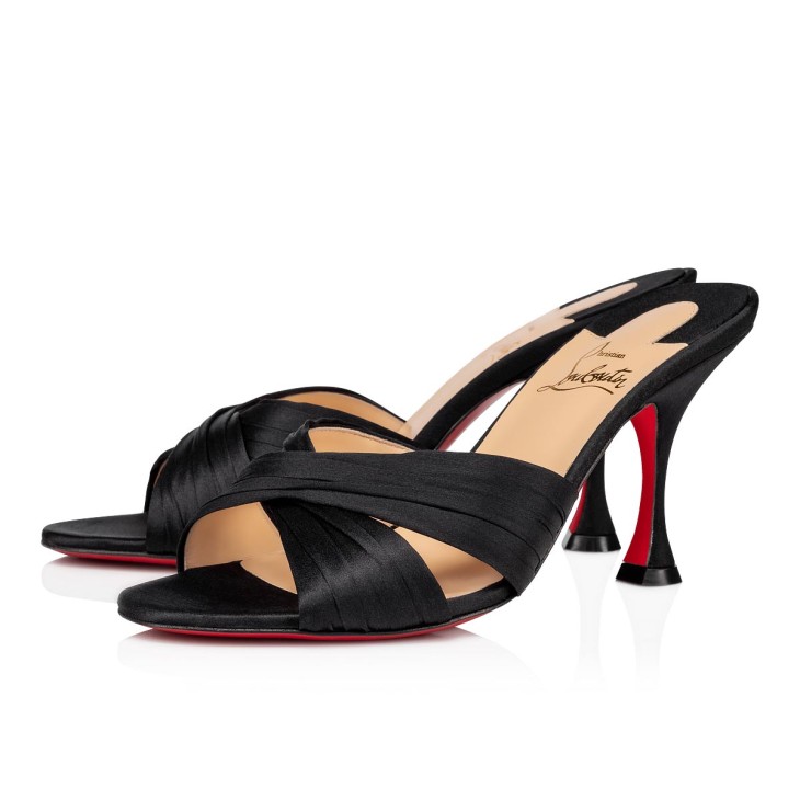 Christian Louboutin Nicol is Back Women Sandals Black | VATKPR-934