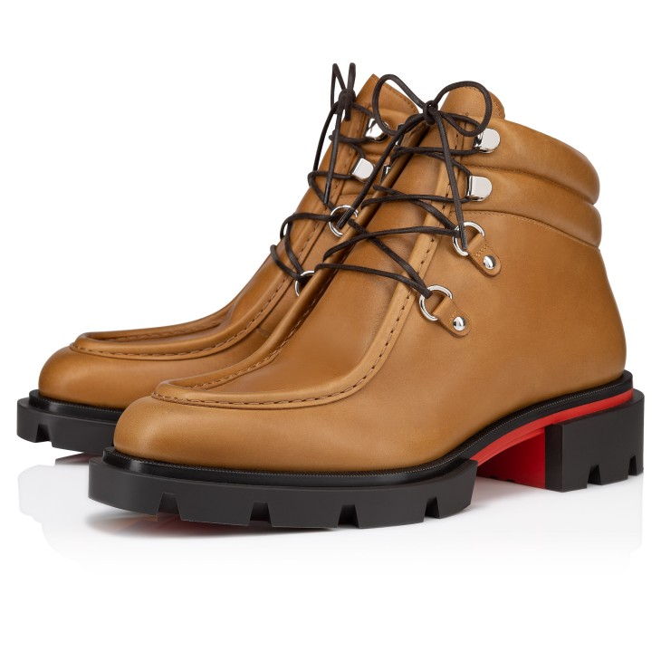 Christian Louboutin Our Pabelito Men Boots Brown | ZGVABF-183