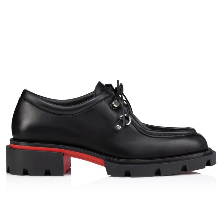 Christian Louboutin Our Pabelito Men Buckle Shoes Black | SXAMOV-319