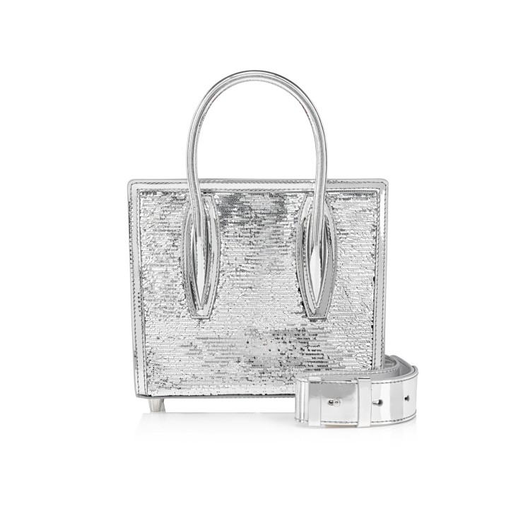 Christian Louboutin Paloma Paillettes Women Crossbody Bags Silver | QAEPYM-072