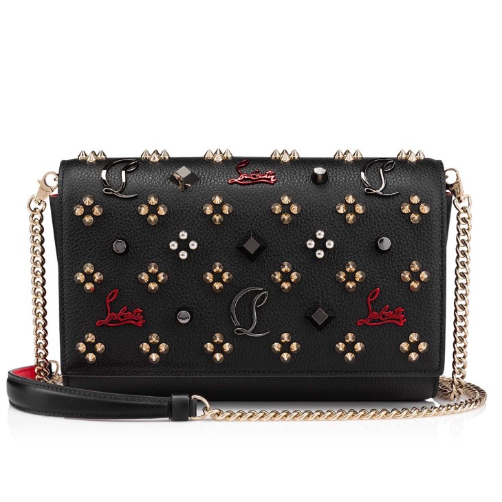 Christian Louboutin Paloma Women Clutch Bags Black | HINEUR-516