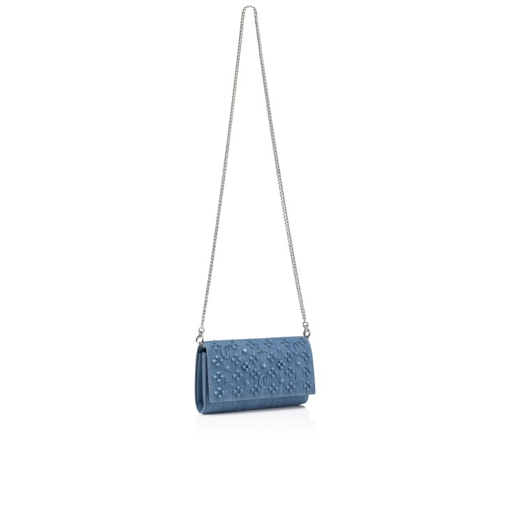 Christian Louboutin Paloma Women Clutch Bags Blue / Blue | JHKAZN-827