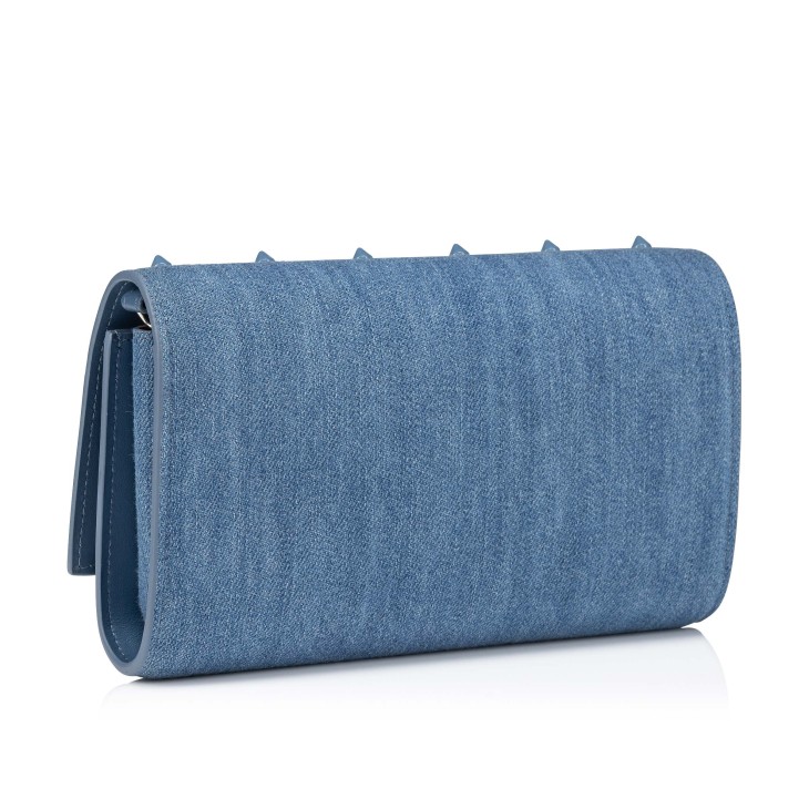 Christian Louboutin Paloma Women Clutch Bags Blue / Blue | JHKAZN-827