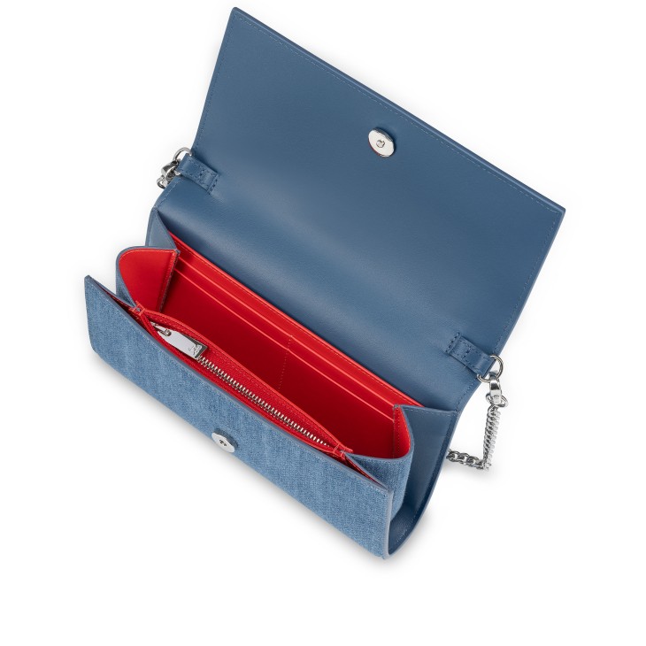 Christian Louboutin Paloma Women Clutch Bags Blue / Blue | JHKAZN-827