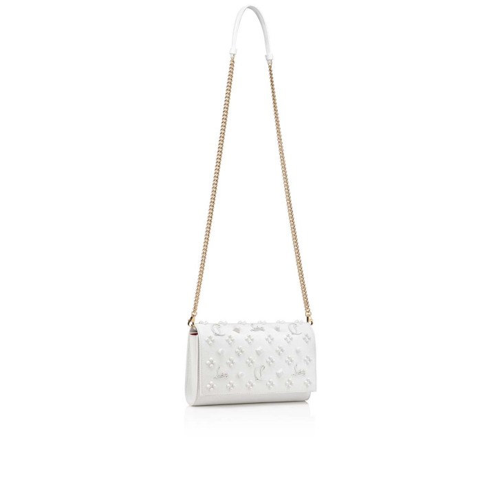 Christian Louboutin Paloma clutch Women Shoulder Bags White | BQYLMF-610