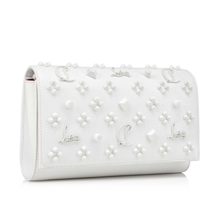 Christian Louboutin Paloma clutch Women Shoulder Bags White | BQYLMF-610