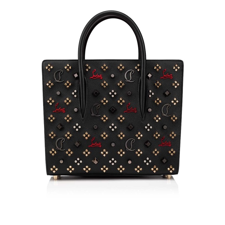 Christian Louboutin Paloma medium Women Shoulder Bags Gold / Black | UAYODH-457