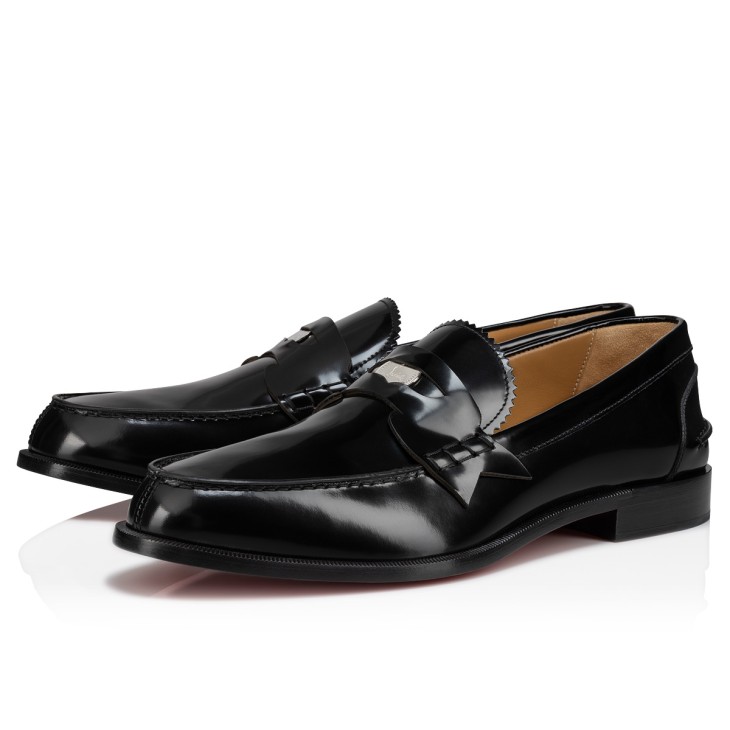 Christian Louboutin Penny Men Moccasins Black | BHPSGC-816