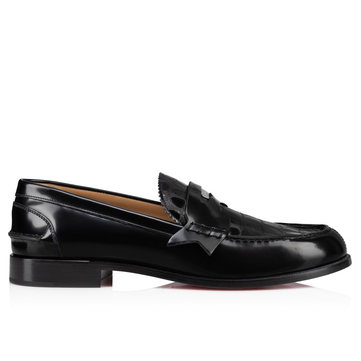 Christian Louboutin Penny Men Moccasins Black | MLZJON-175