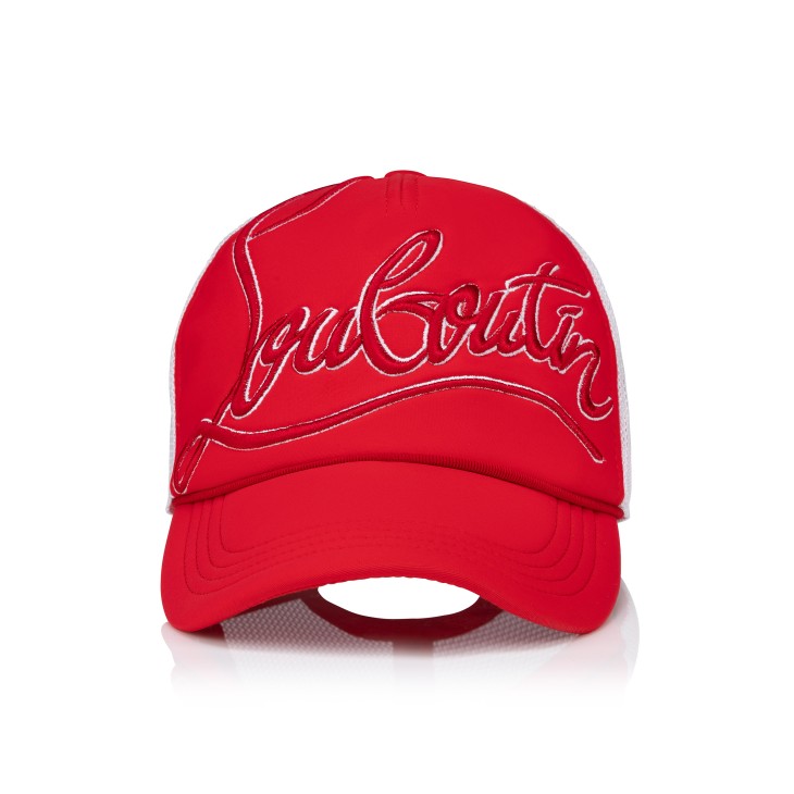 Christian Louboutin Rocknride Men Hats Red / White | DSLGQN-051