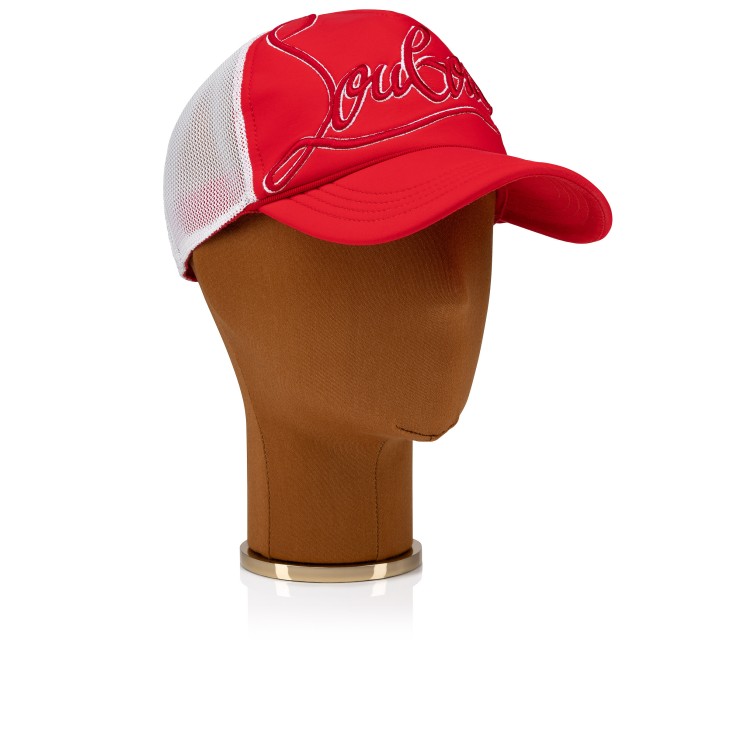 Christian Louboutin Rocknride Men Hats Red / White | DSLGQN-051