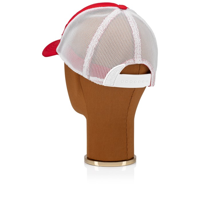 Christian Louboutin Rocknride Men Hats Red / White | DSLGQN-051