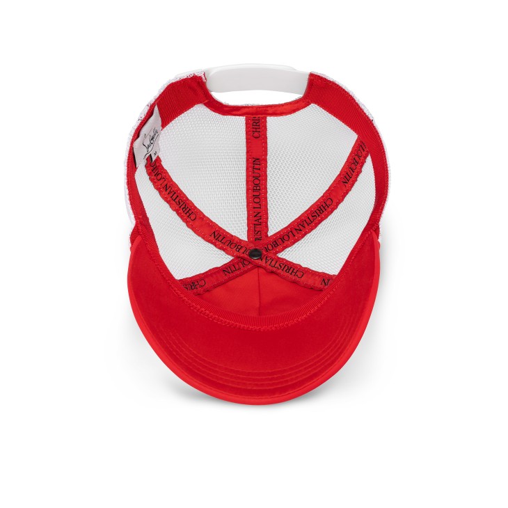 Christian Louboutin Rocknride Men Hats Red / White | DSLGQN-051