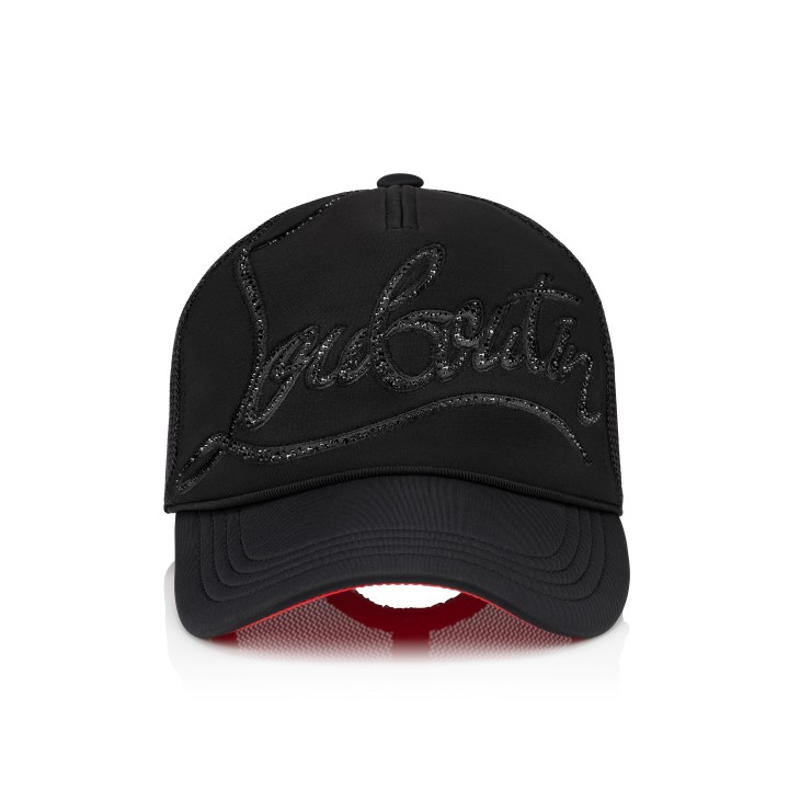 Christian Louboutin Rocknride Strass Men Hats Black | XCABYU-312