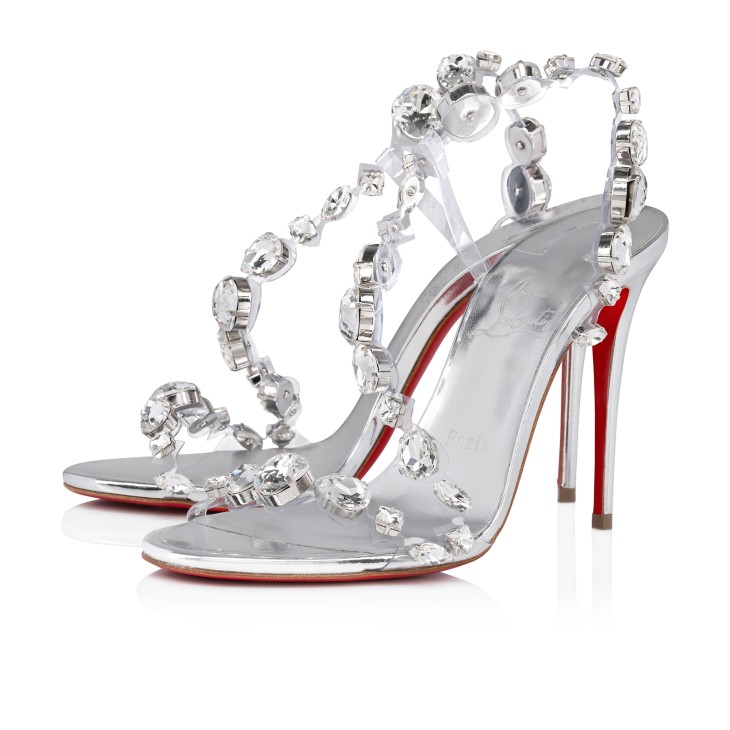 Christian Louboutin Rosalie Jewel Women Sandals Silver | KHWCLU-178