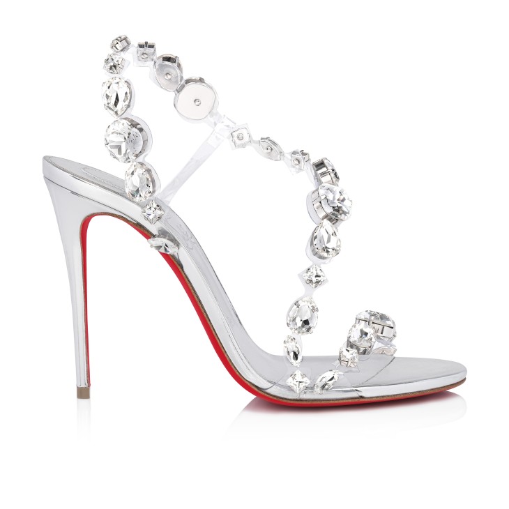 Christian Louboutin Rosalie Jewel Women Sandals Silver | KHWCLU-178