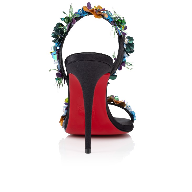 Christian Louboutin Rosalie Tropica Women Sandals Black | ROIWLV-618