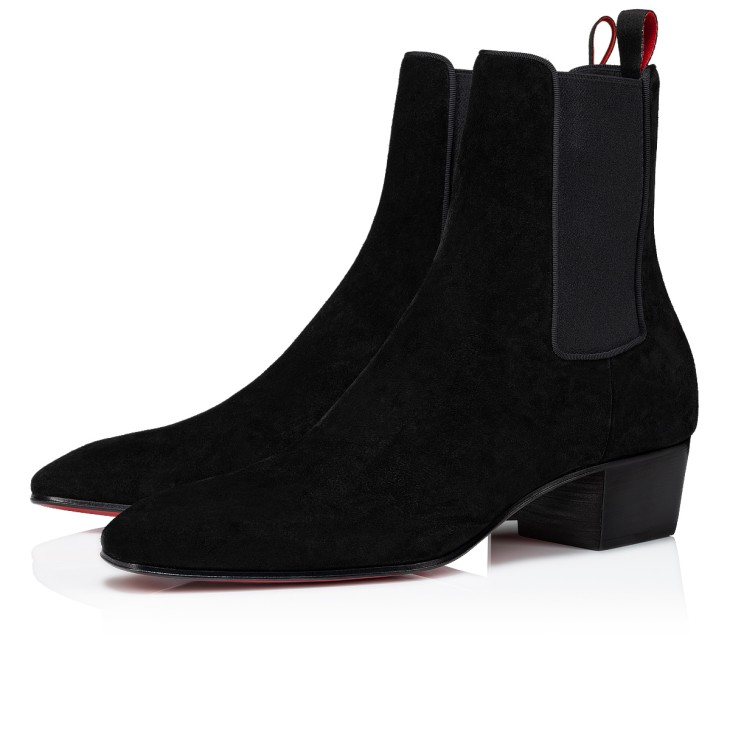 Christian Louboutin Rosalio Chelsea Men Boots Black | AQLVMT-503