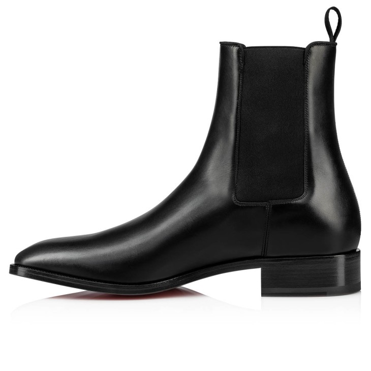 Christian Louboutin Samson Men Boots Black | IXHEUC-854