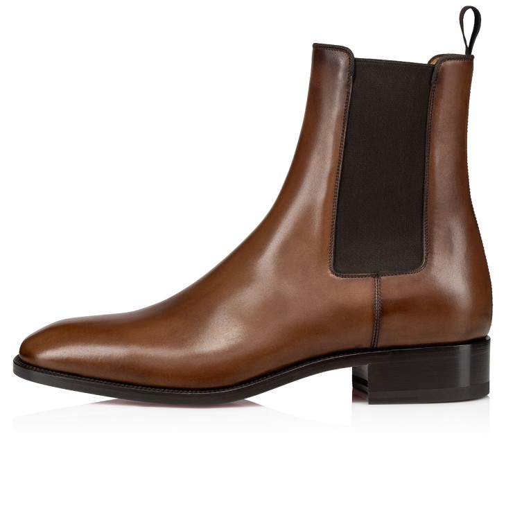 Christian Louboutin Samson Men Boots Brown | DVUKZN-836