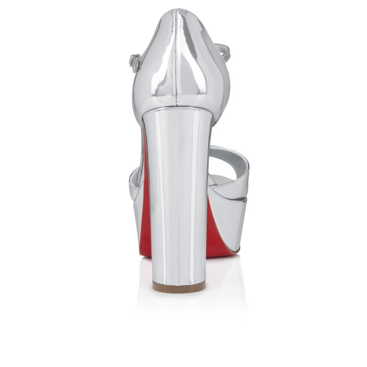 Christian Louboutin Sandaloo Women Platform Shoes Silver | PBDMAH-598