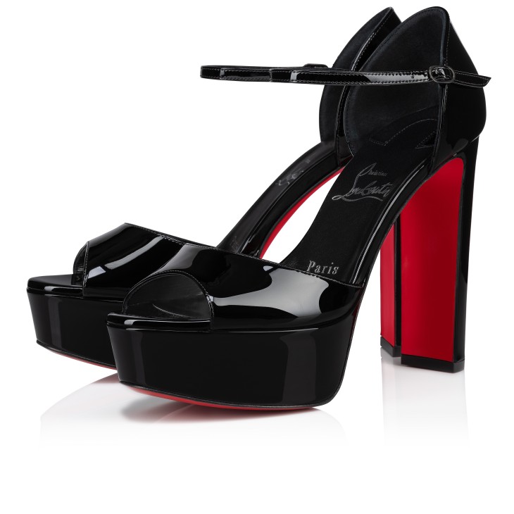 Christian Louboutin Sandaloo Women Platform Shoes Black | RYWAXP-509