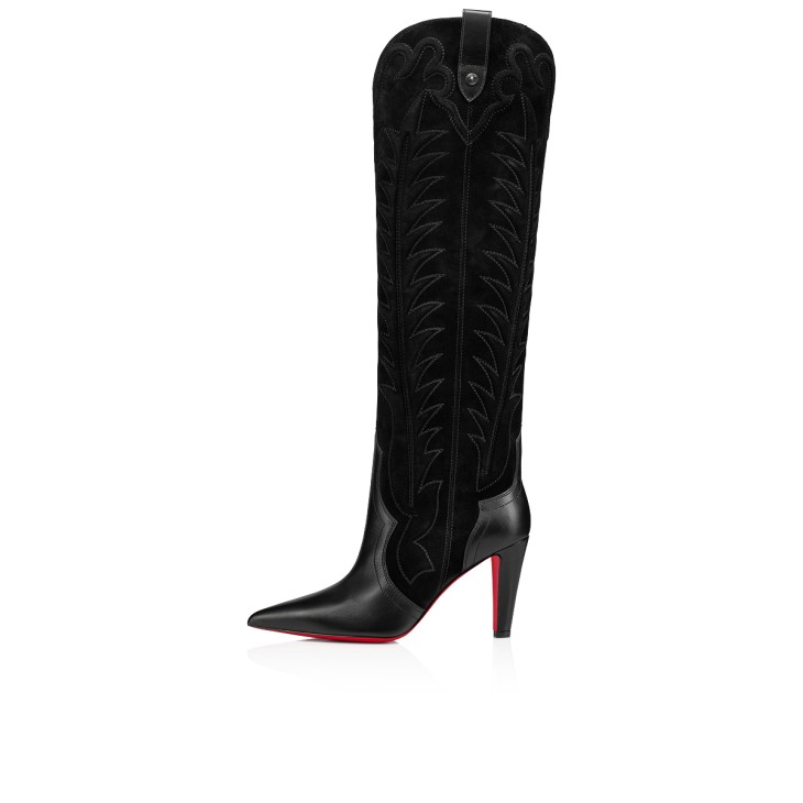 Christian Louboutin Santia Botta Women Boots Black | BDGKUZ-720