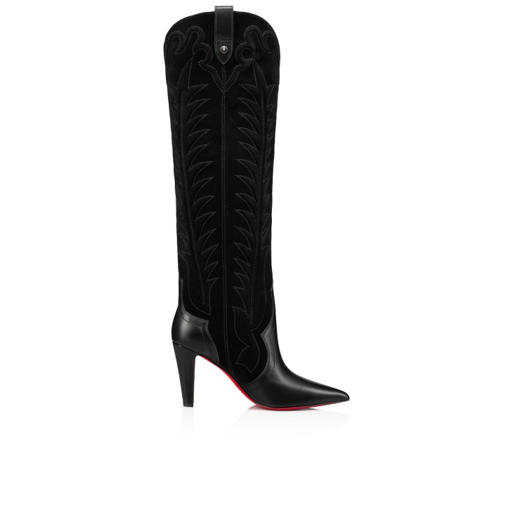 Christian Louboutin Santia Botta Women Boots Black | BDGKUZ-720