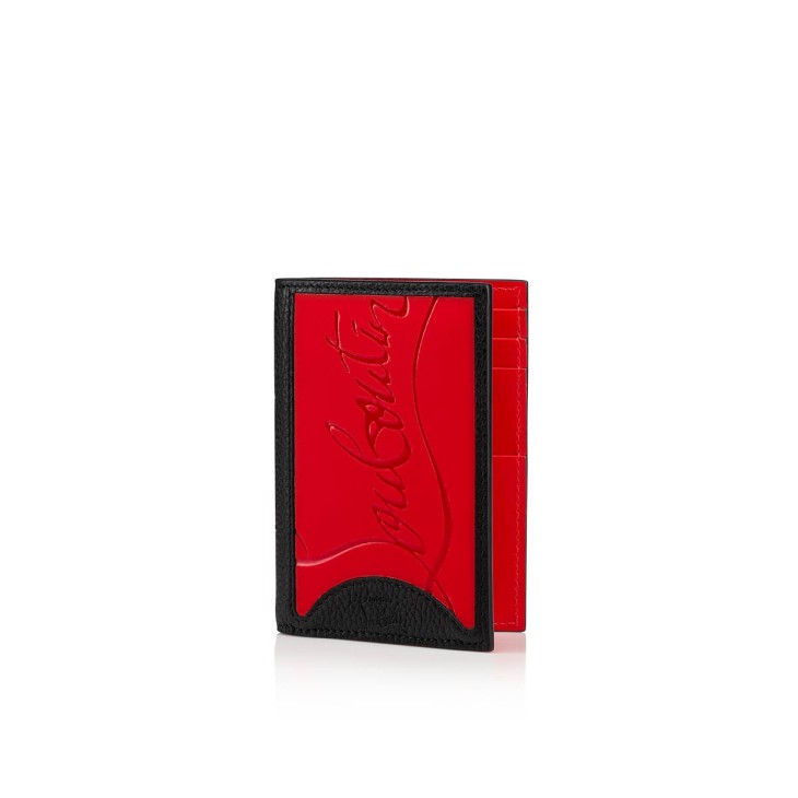 Christian Louboutin Sifnos Men Wallets Black / Red | UQMANE-790