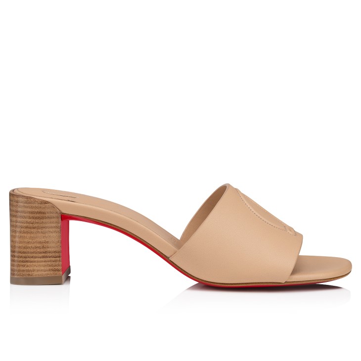 Christian Louboutin So CL Women Mules Brown | KNOXCR-590