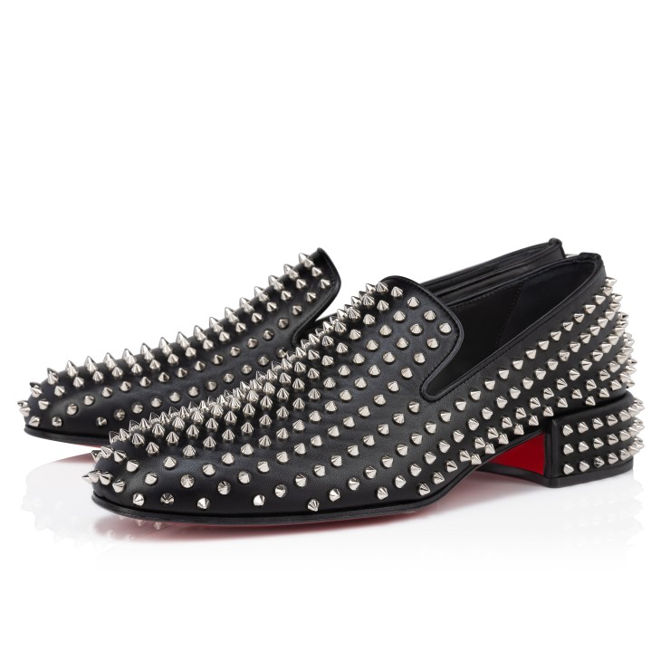 Christian Louboutin Spikeasy Men Moccasins Black | CTOZRK-238