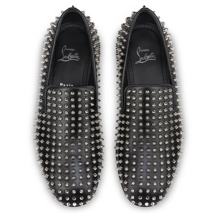 Christian Louboutin Spikeasy Men Moccasins Black | CTOZRK-238