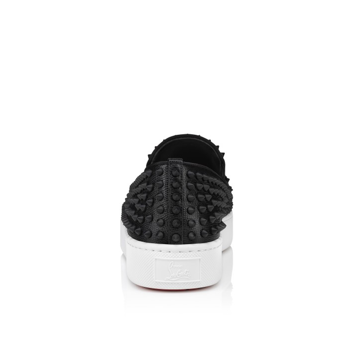 Christian Louboutin Spikeboat Men Sneakers Black | YAHMLX-879