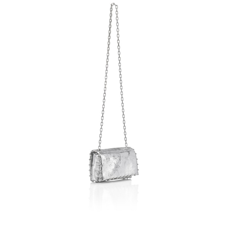 Christian Louboutin Spiky Women Clutch Bags Silver | QKZCGB-278