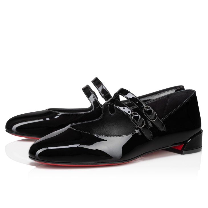 Christian Louboutin Sweet Jane Women Flat Shoes Black | ZQWIOH-376