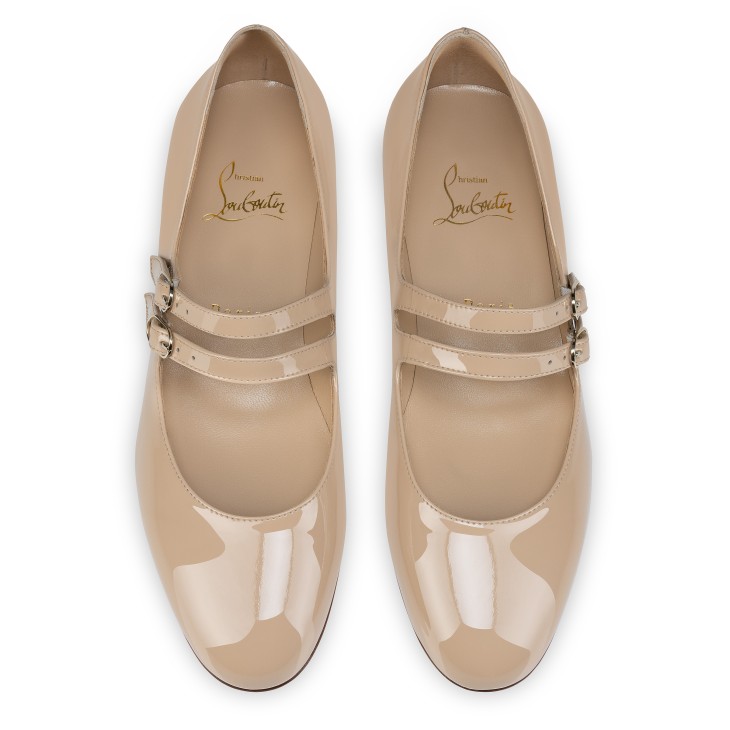 Christian Louboutin Sweet Jane Women Flat Shoes Beige | AHWLPS-235