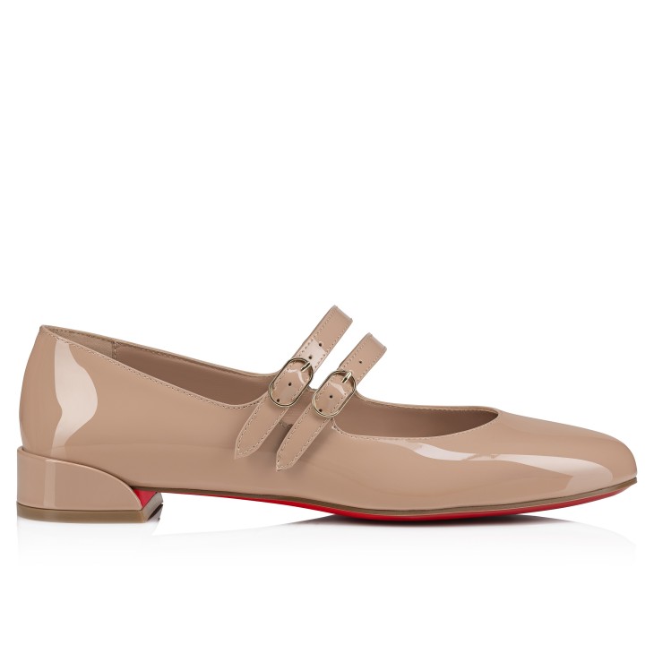 Christian Louboutin Sweet Jane Women Flat Shoes Beige | URWJLO-967